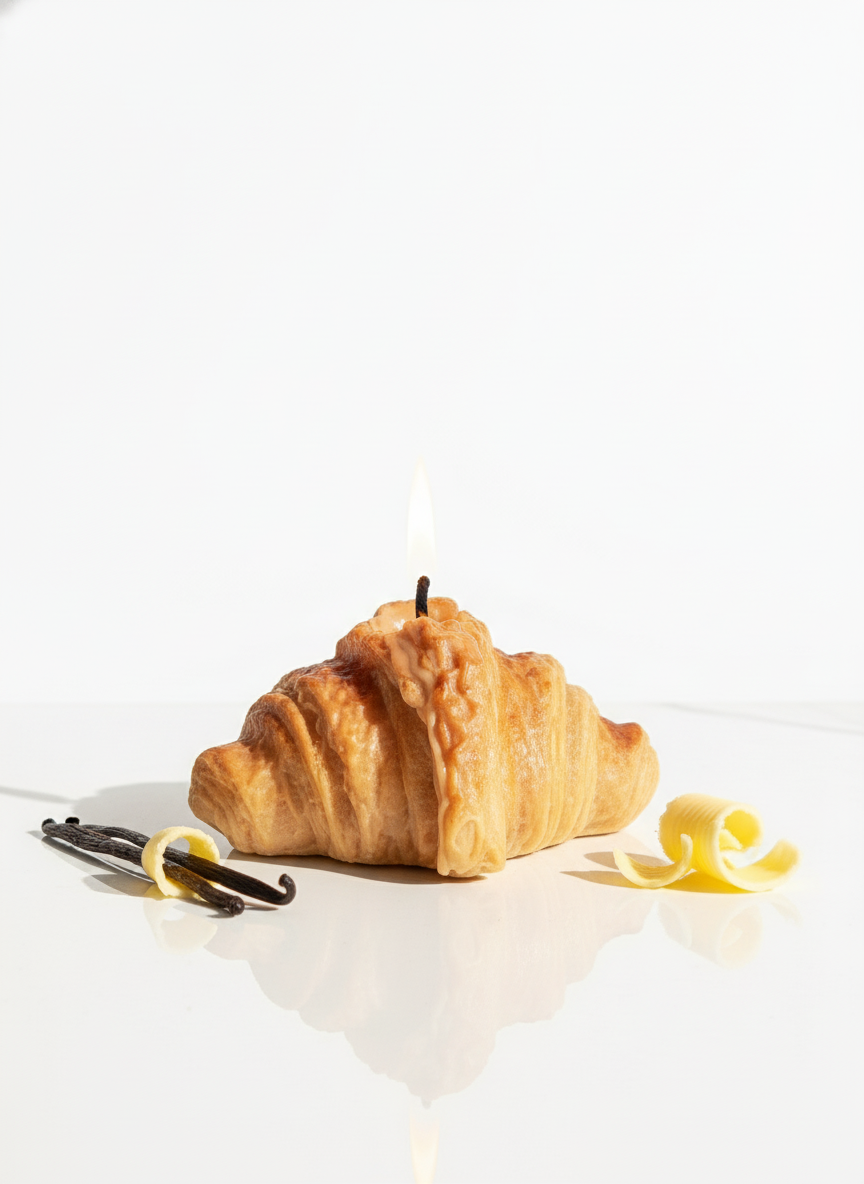 Parisian Bake Croissant Candle