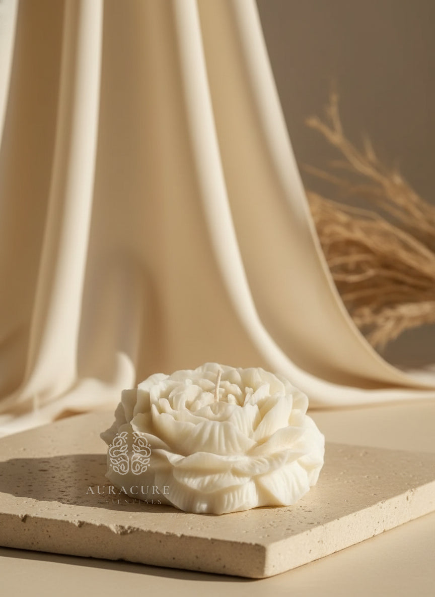 Grande Peony Bloom Candle