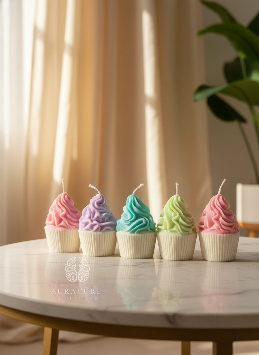 Zesty Cream Cupcake Candle