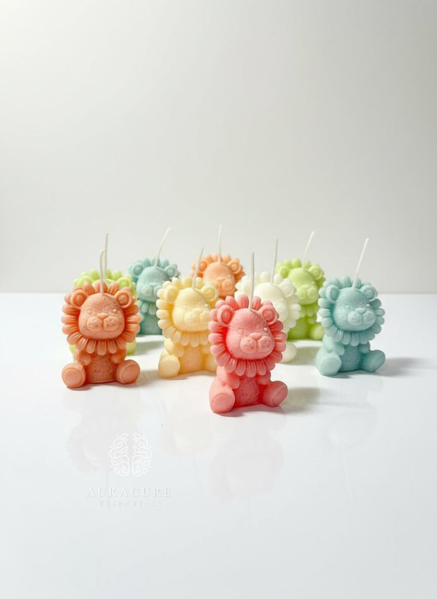 Little Jungle Cub Candle – Handmade Cute Lion Candle