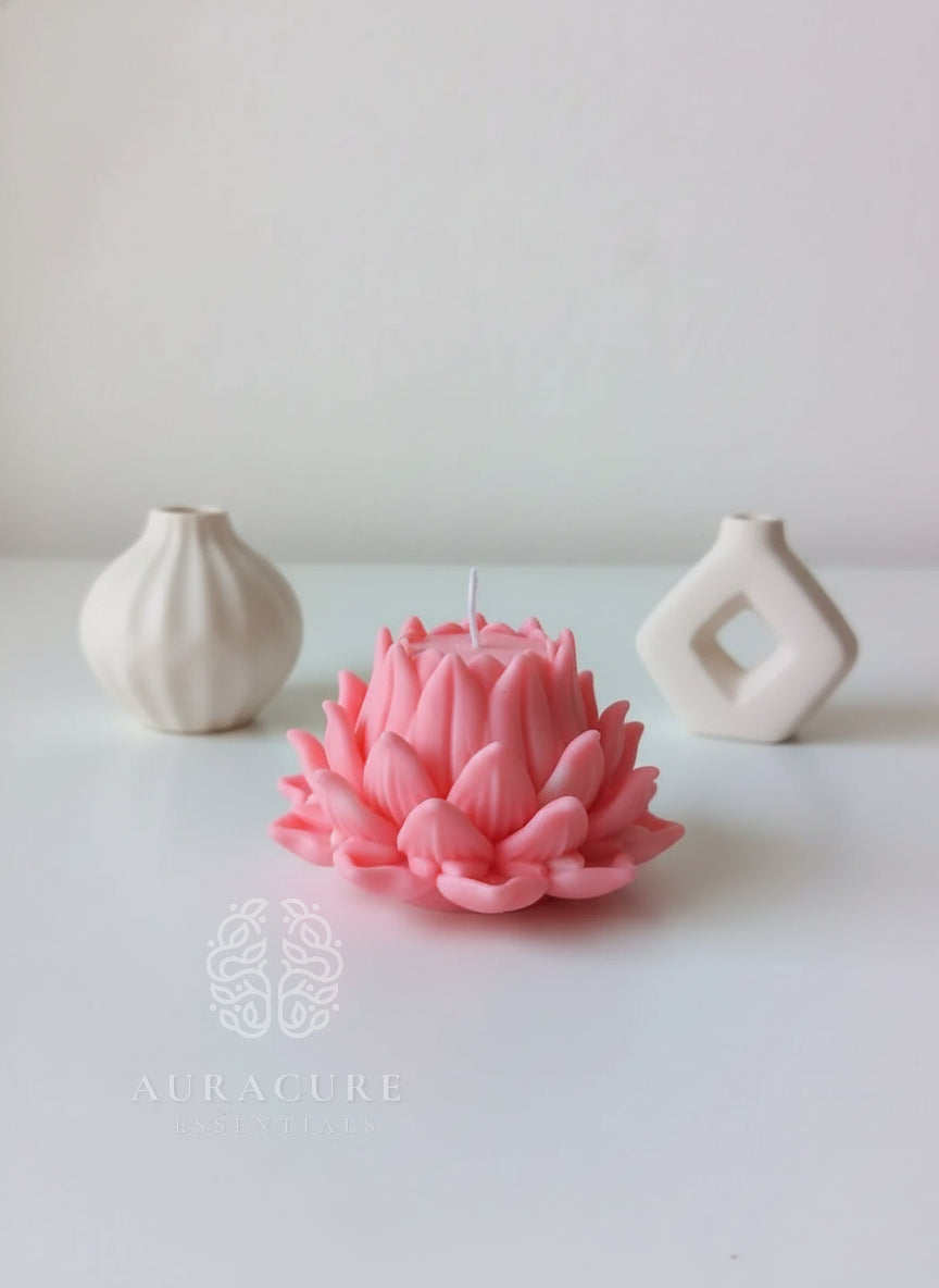 Divine Petal Lotus Candle