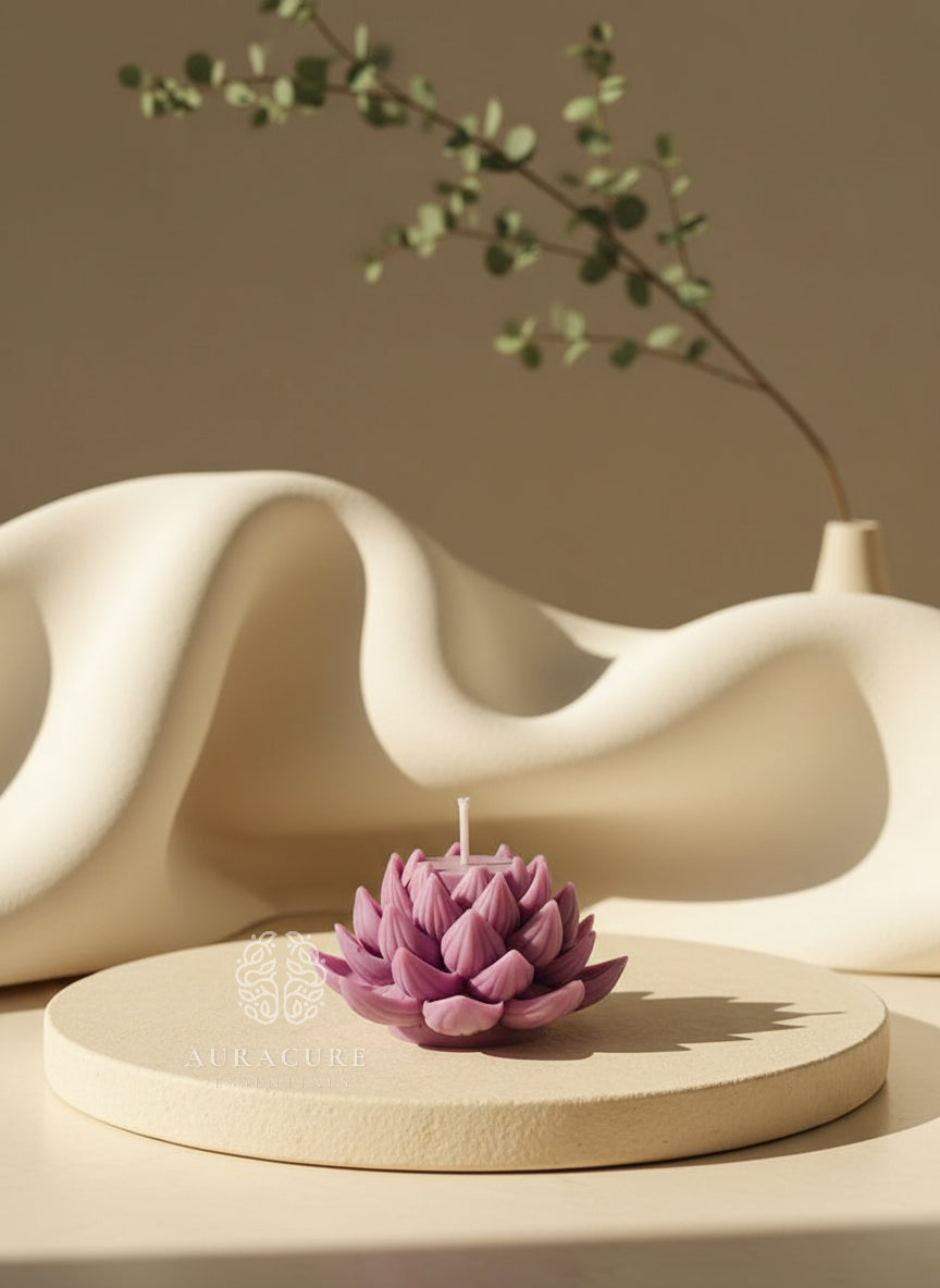 Divine Petal Lotus Candle