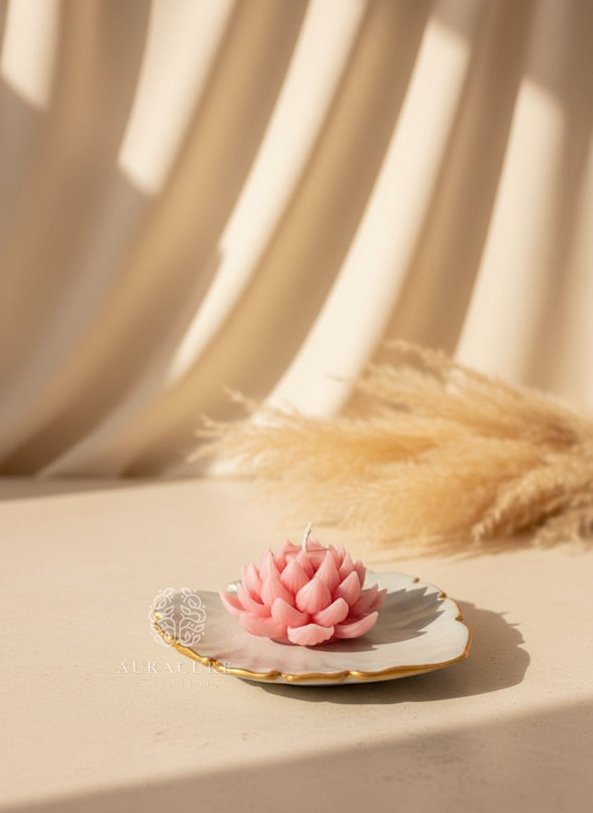 Divine Petal Lotus Candle
