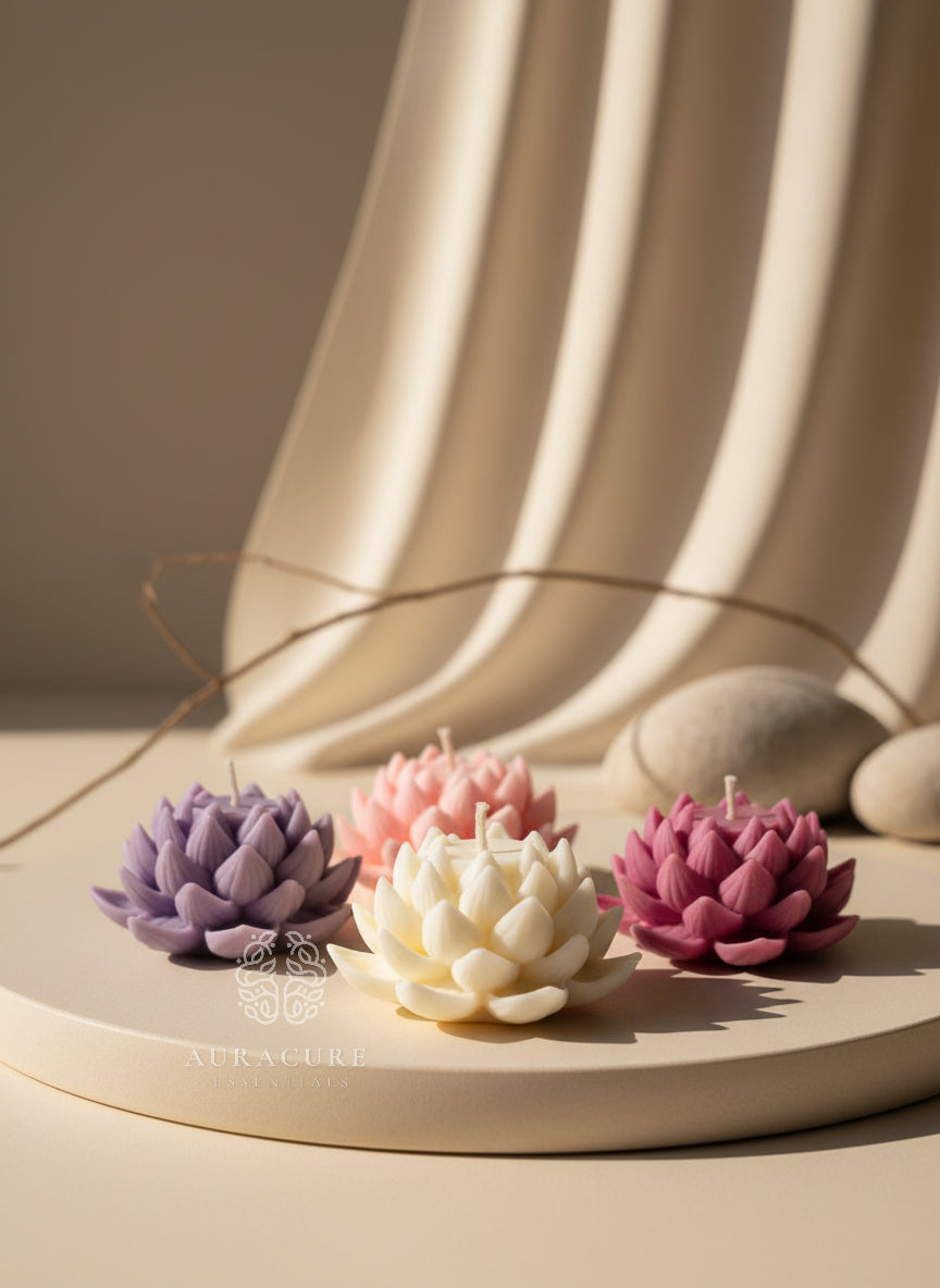 Divine Petal Lotus Candle