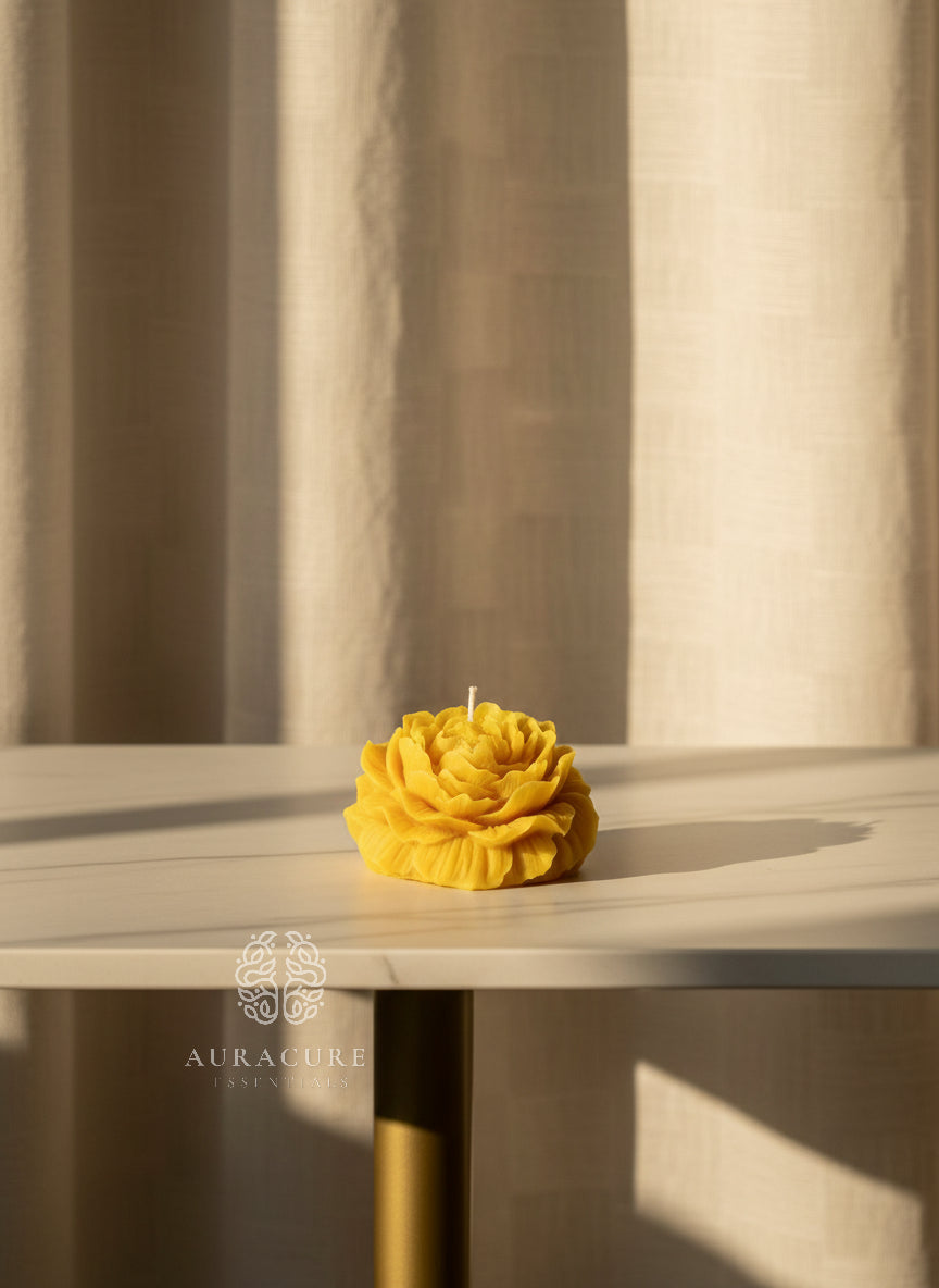 Peony Bloom Candle, Pack of 2