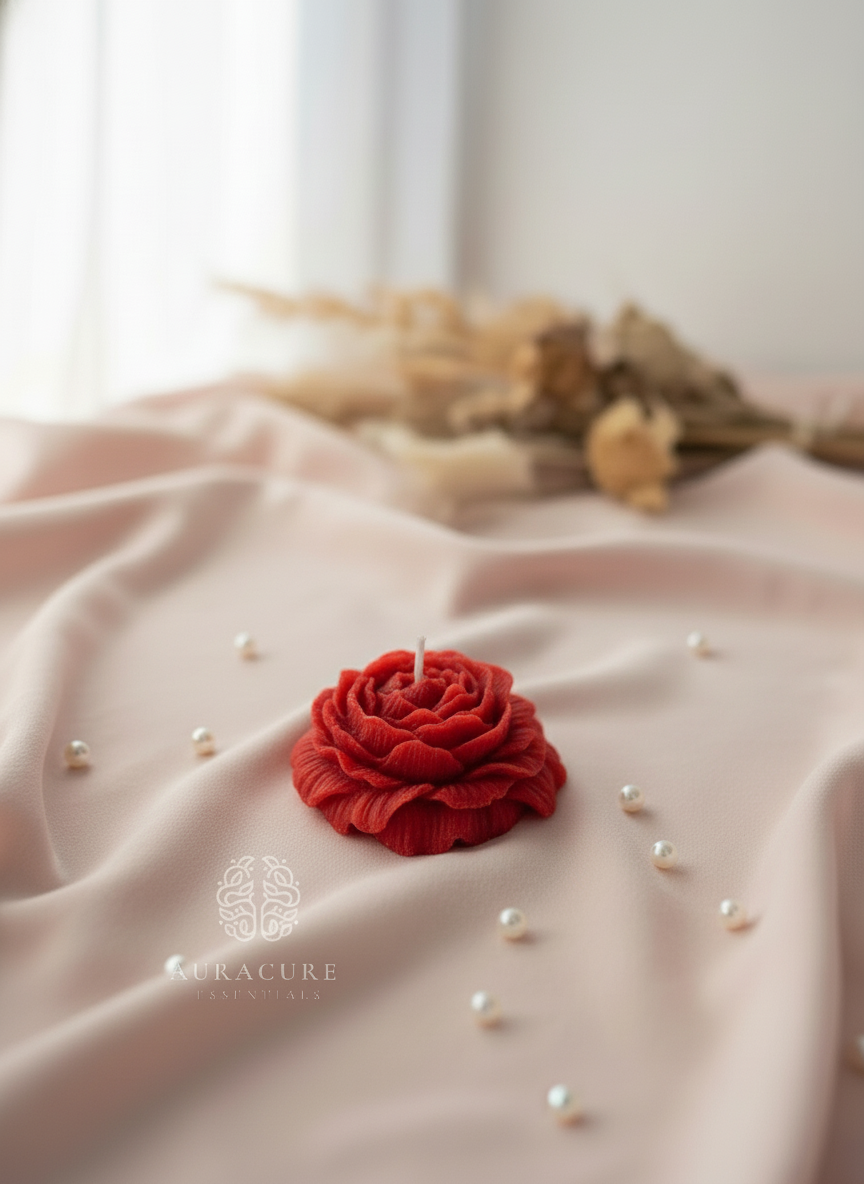 Peony Bloom Candle, Pack of 2