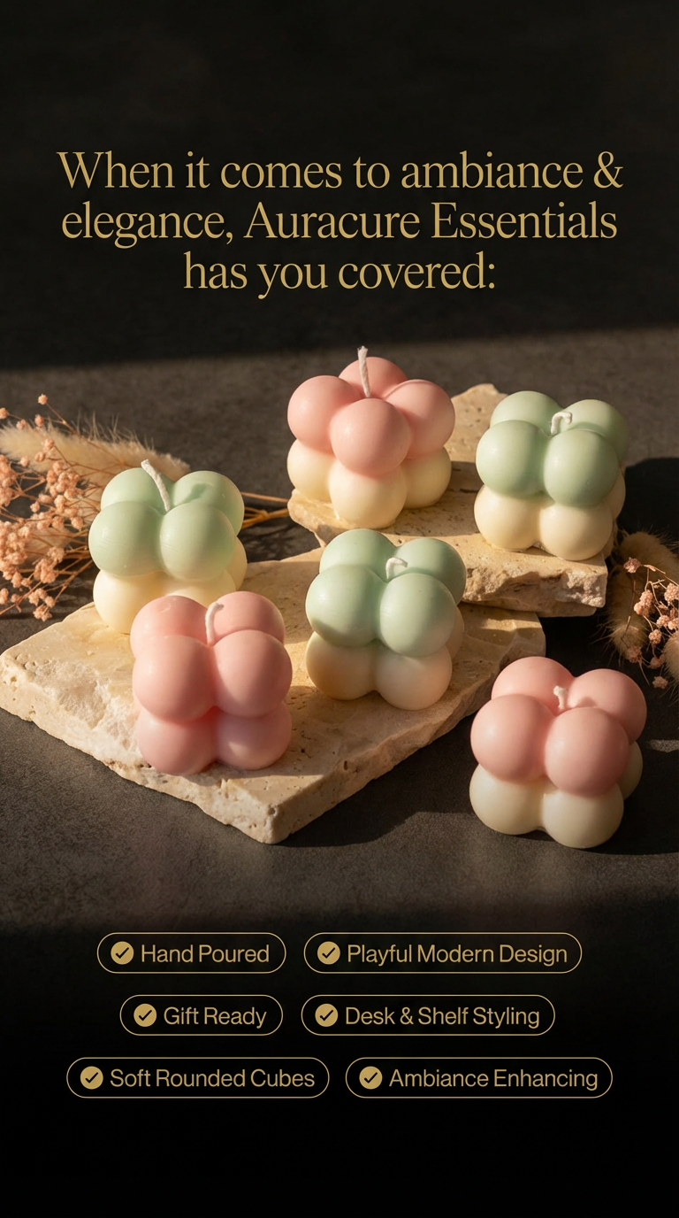 Mini Mood Bubble Candle, Pack of 4