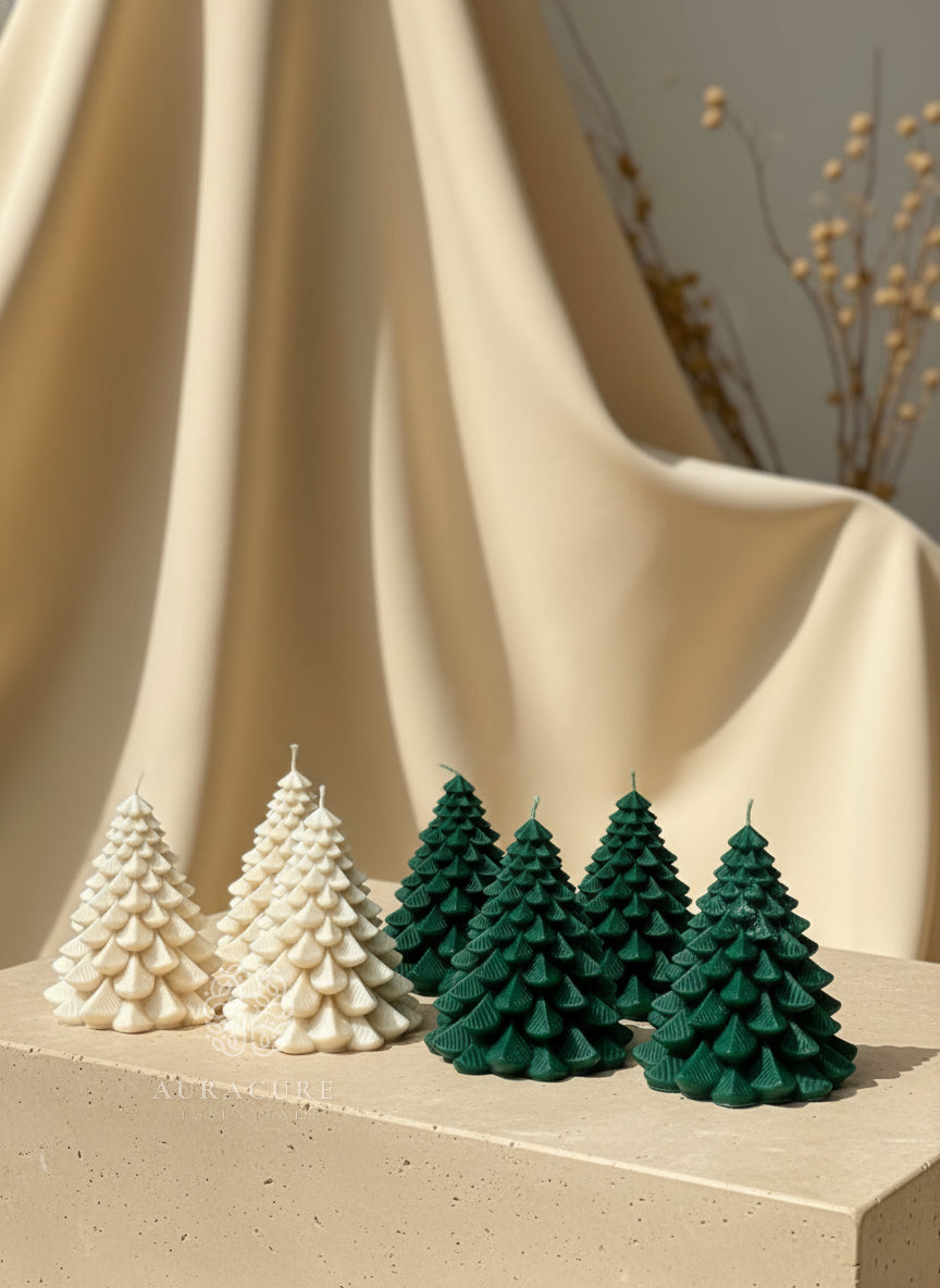 Holiday Pine Christmas Tree Whisper Candle