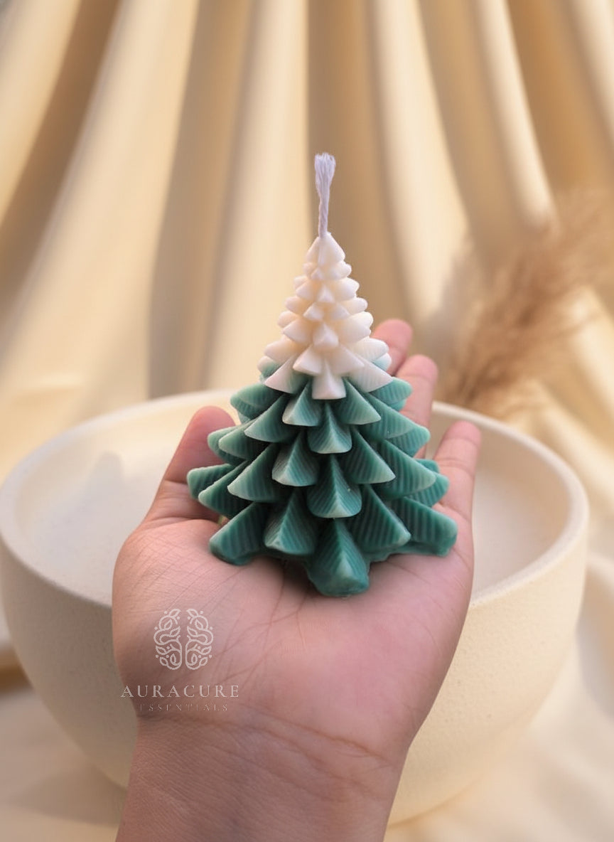 Holiday Pine Christmas Tree Whisper Candle