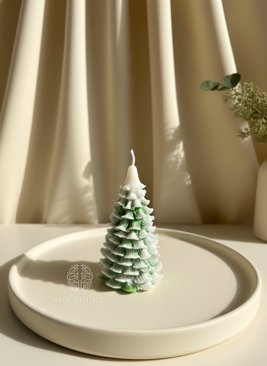 Holiday Pine Christmas Tree Whisper Candle