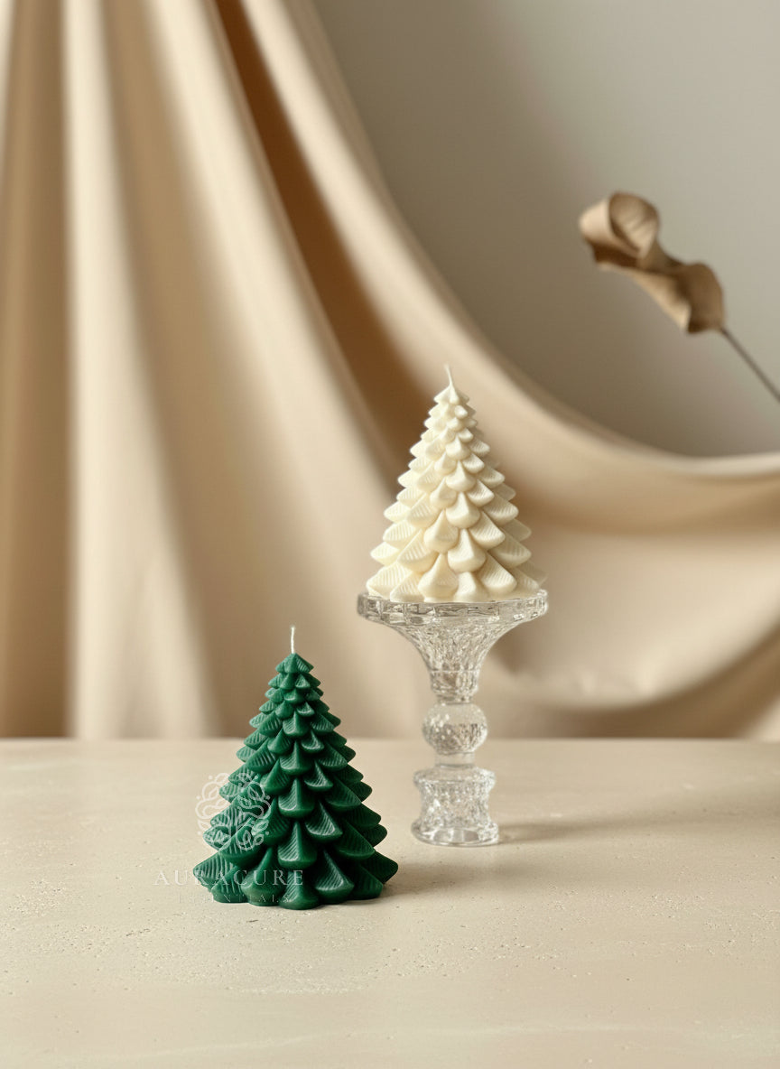 Holiday Pine Christmas Tree Whisper Candle