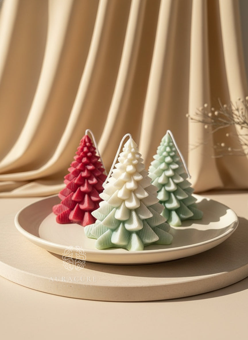 Holiday Pine Christmas Tree Whisper Candle