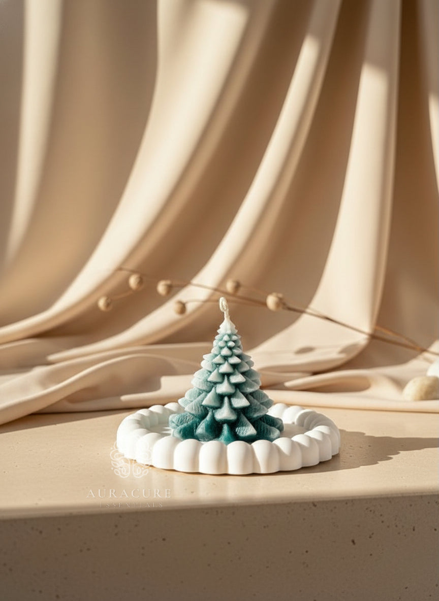 Holiday Pine Christmas Tree Whisper Candle