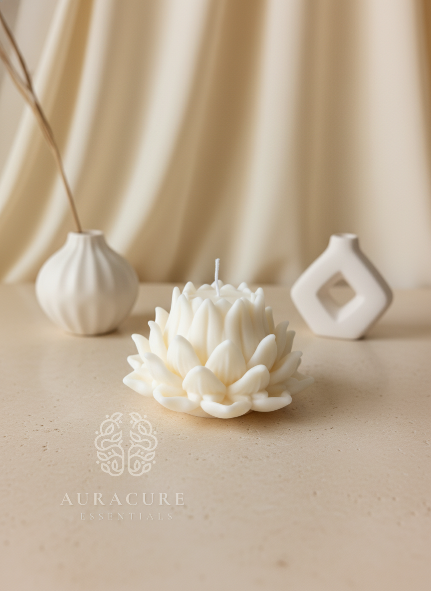 Divine Petal Lotus Candle
