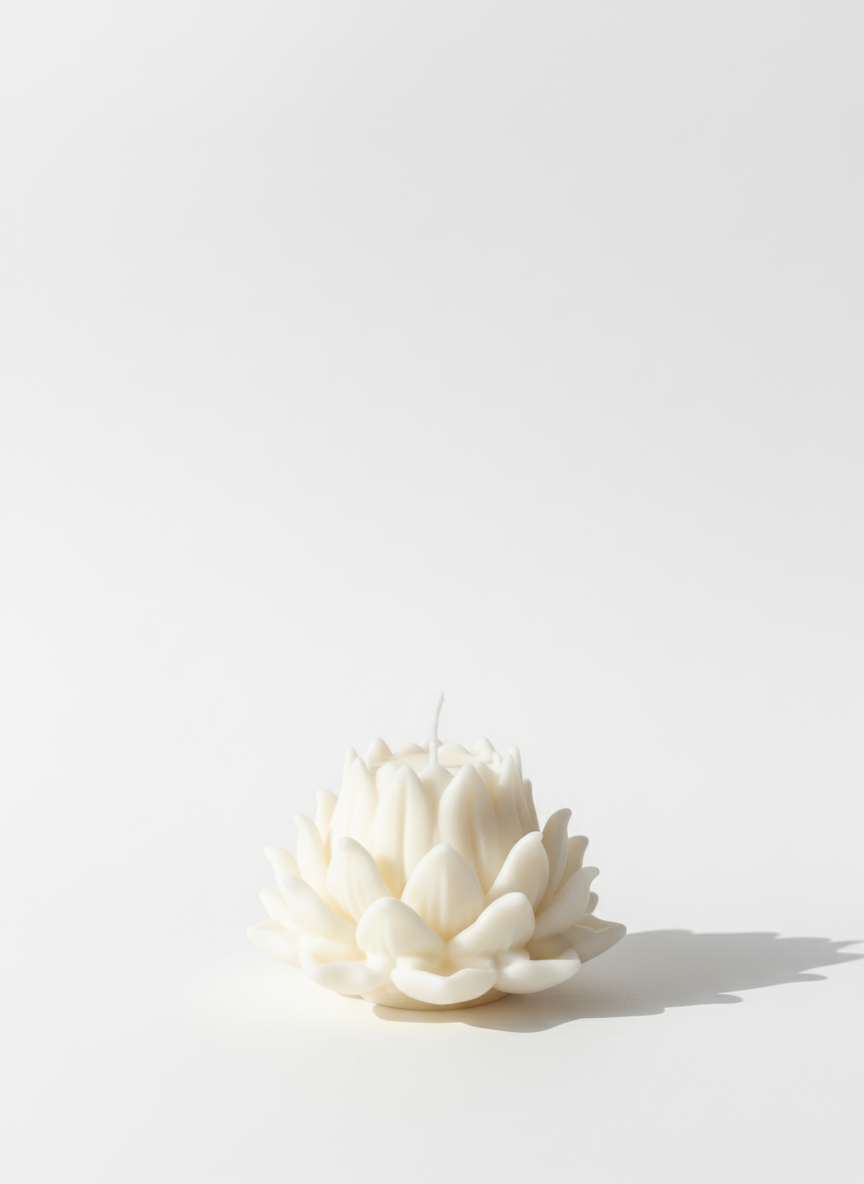 Divine Petal Lotus Candle