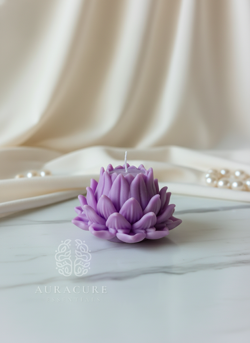Divine Petal Lotus Candle