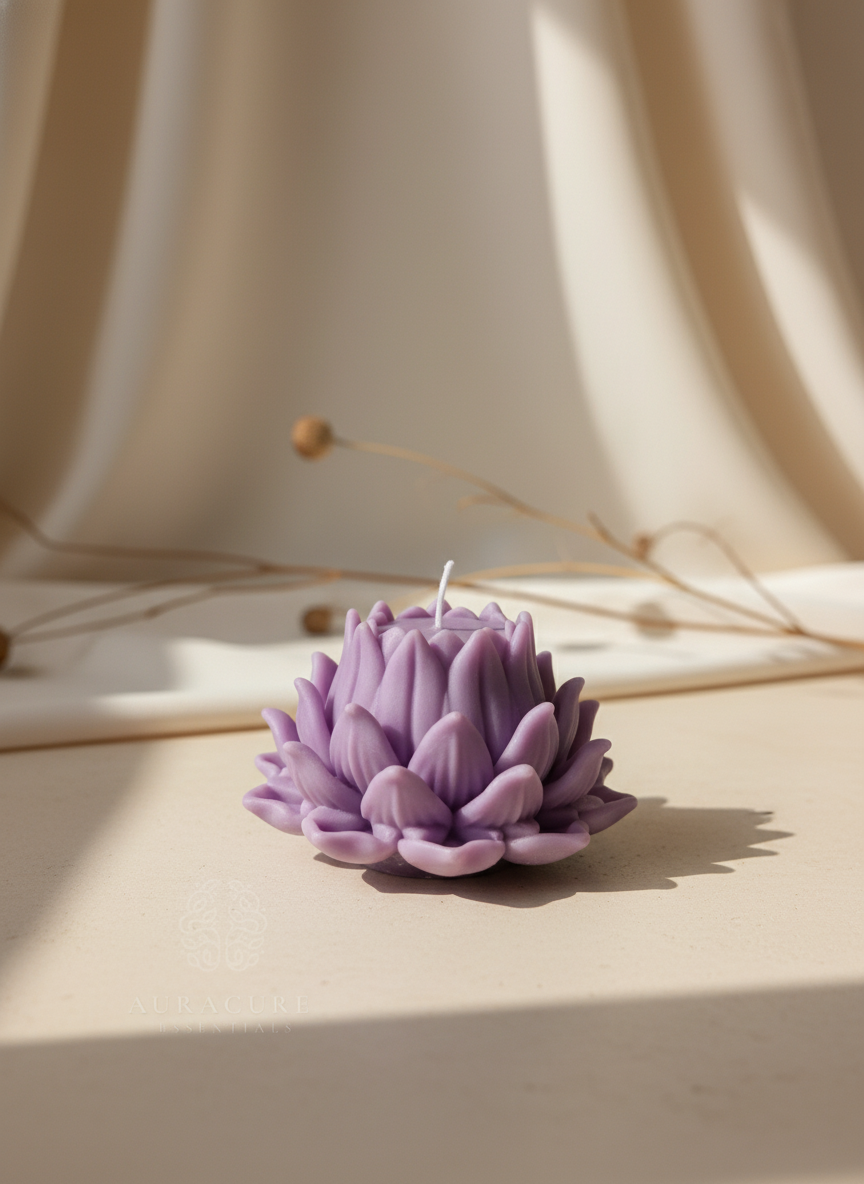 Divine Petal Lotus Candle