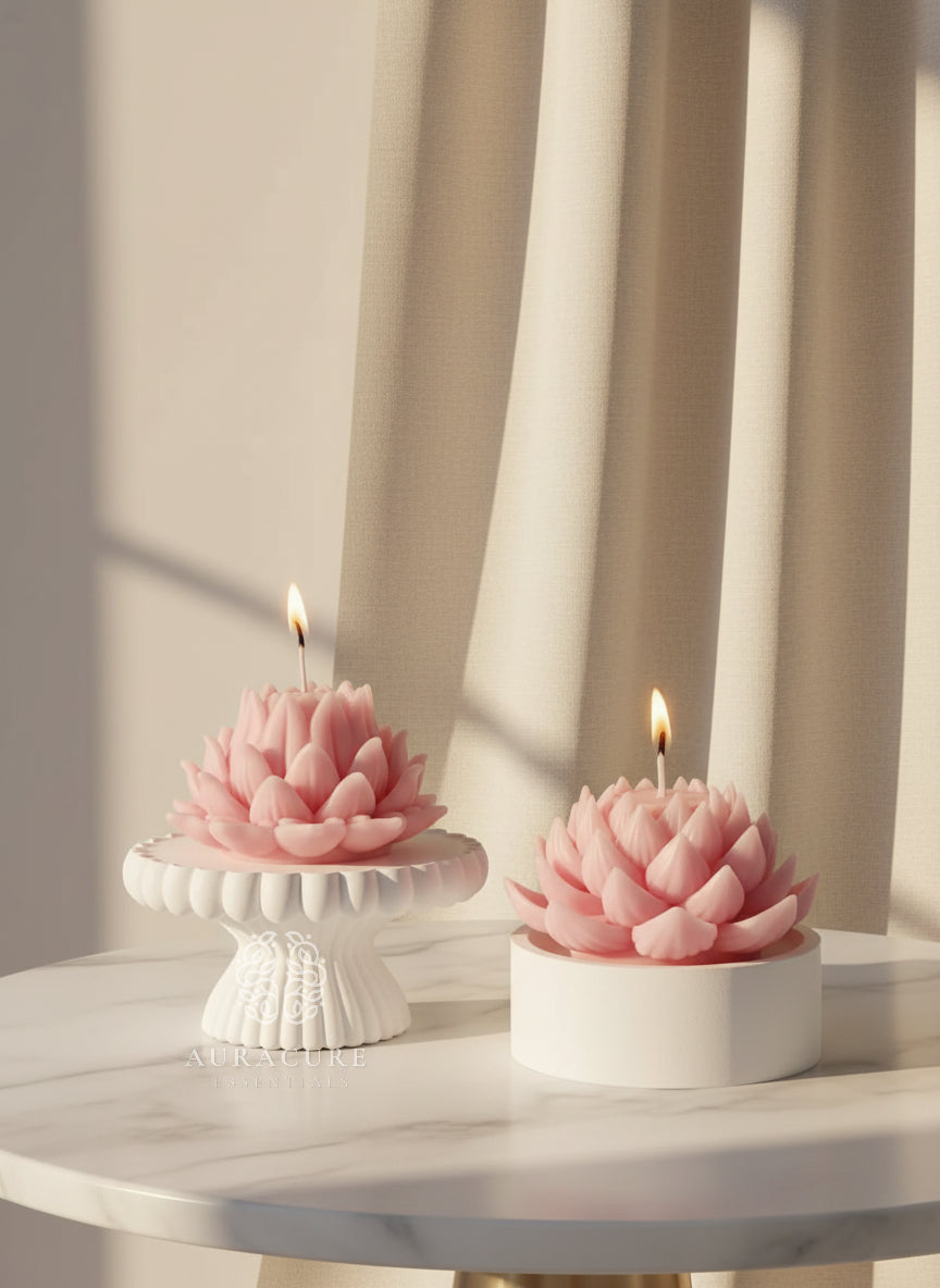 Divine Petal Lotus Candle