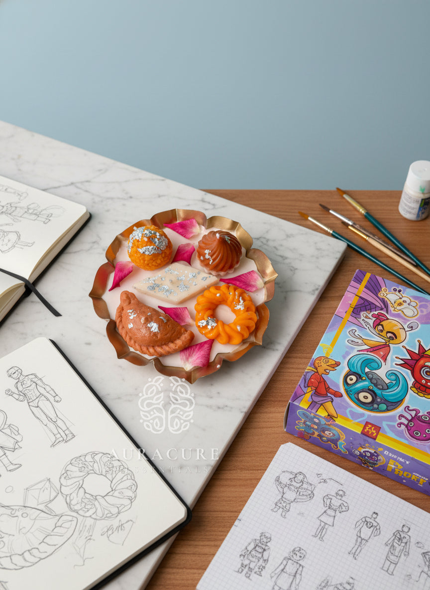 Shaahi Mithai Platter Candle