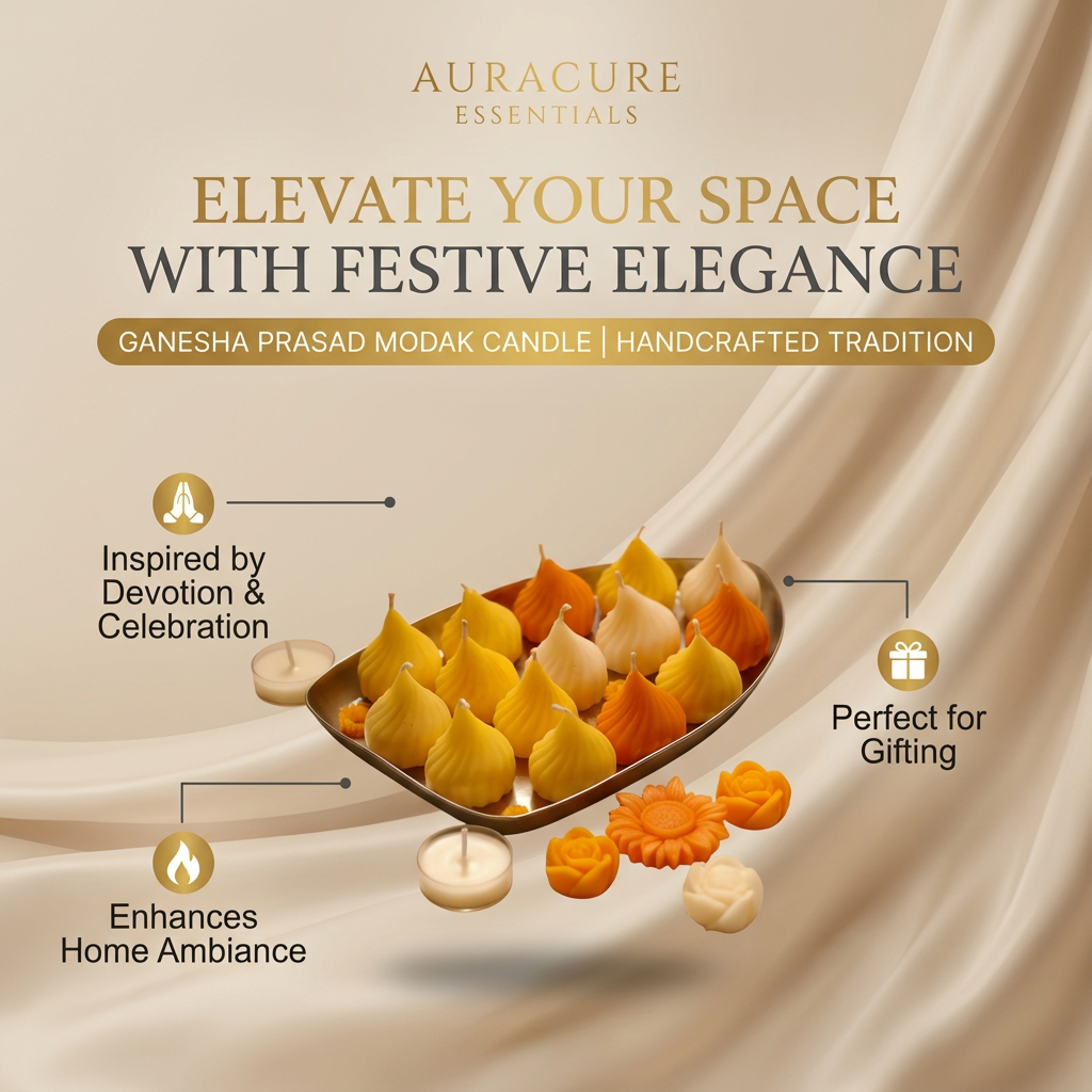 Ganesha Prasad Modak Candle