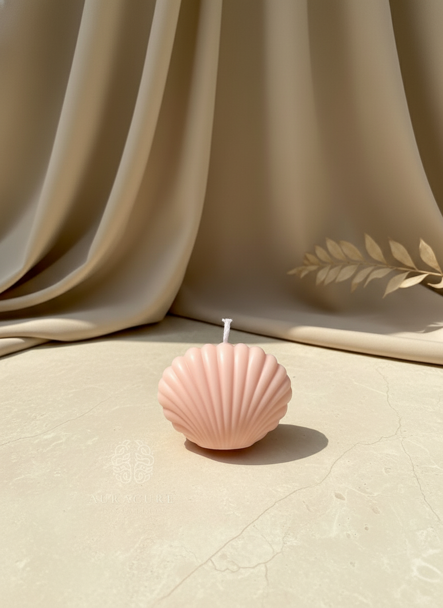 Coastal Seashell Soy Candle, Pack of 2