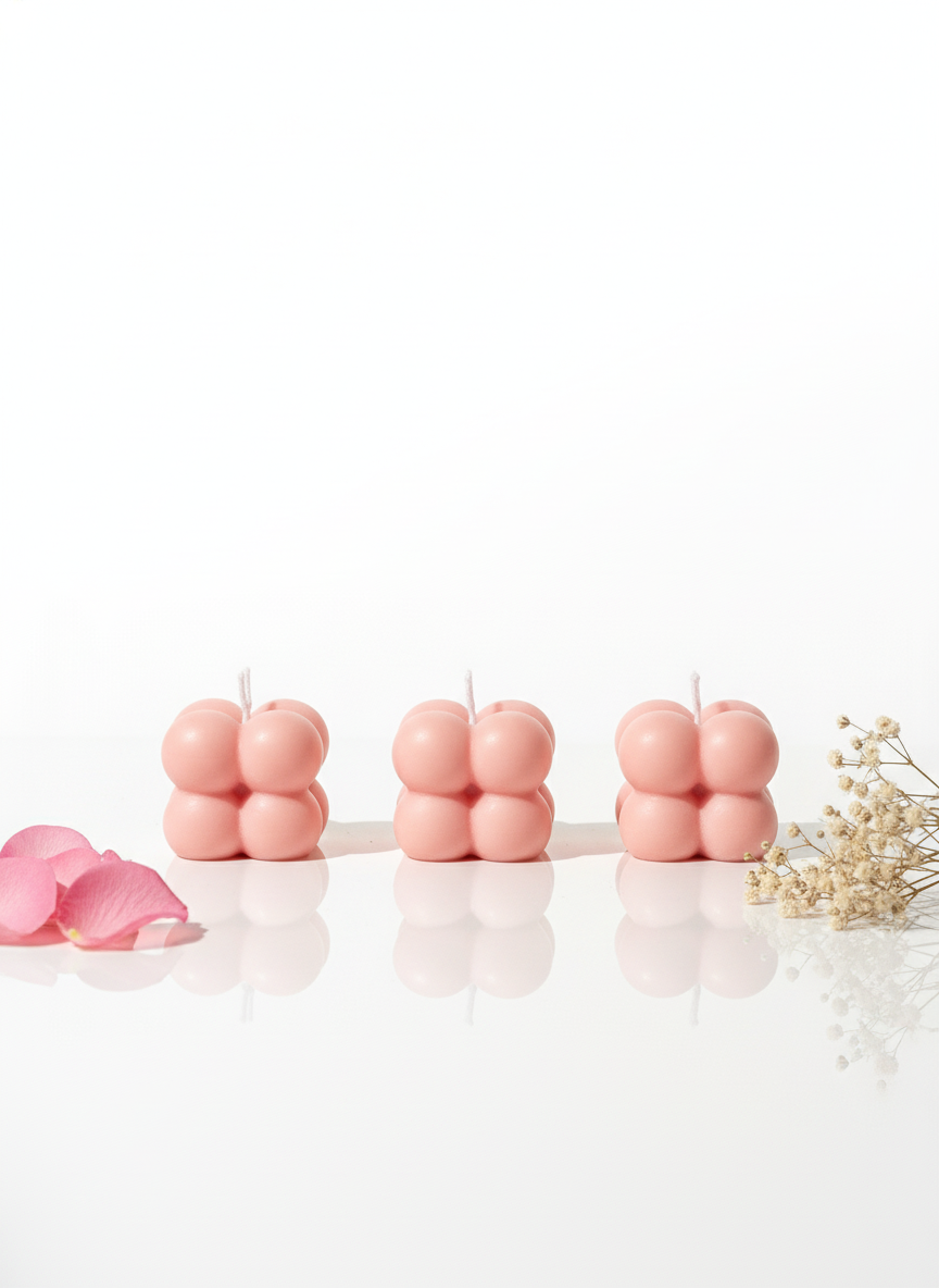 Mini Mood Bubble Candle, Pack of 4