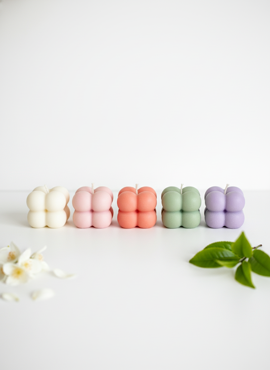 Mini Mood Bubble Candle, Pack of 4