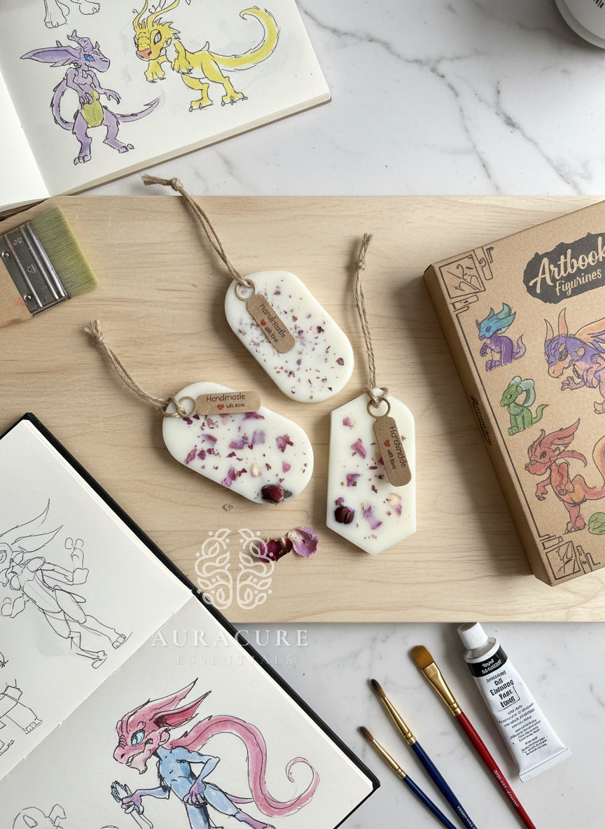 Meadow Breeze Wax Sachet – Handmade Floral Scented Wax Air Freshener