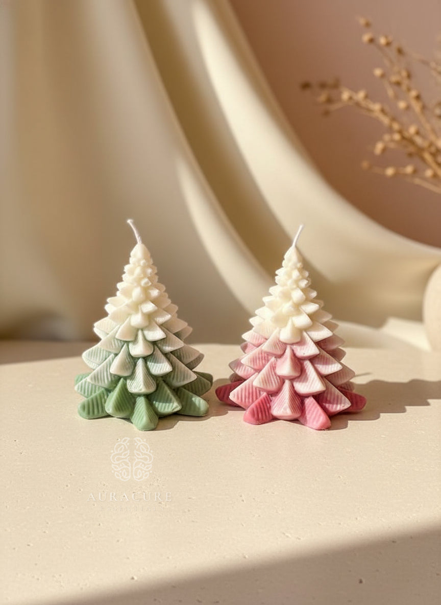 Holiday Pine Christmas Tree Whisper Candle